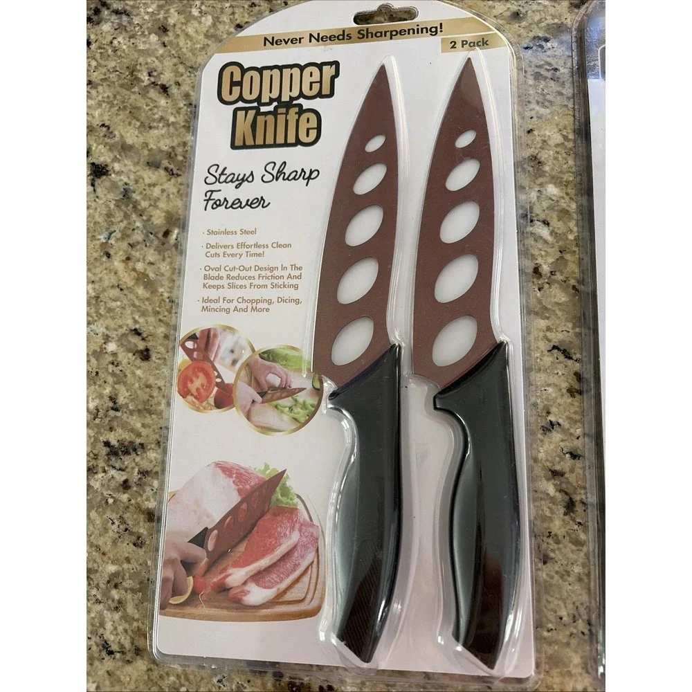 Stay Sharp Forever Knives - Lot‎ Of 2 Packages (total 3 Knives)